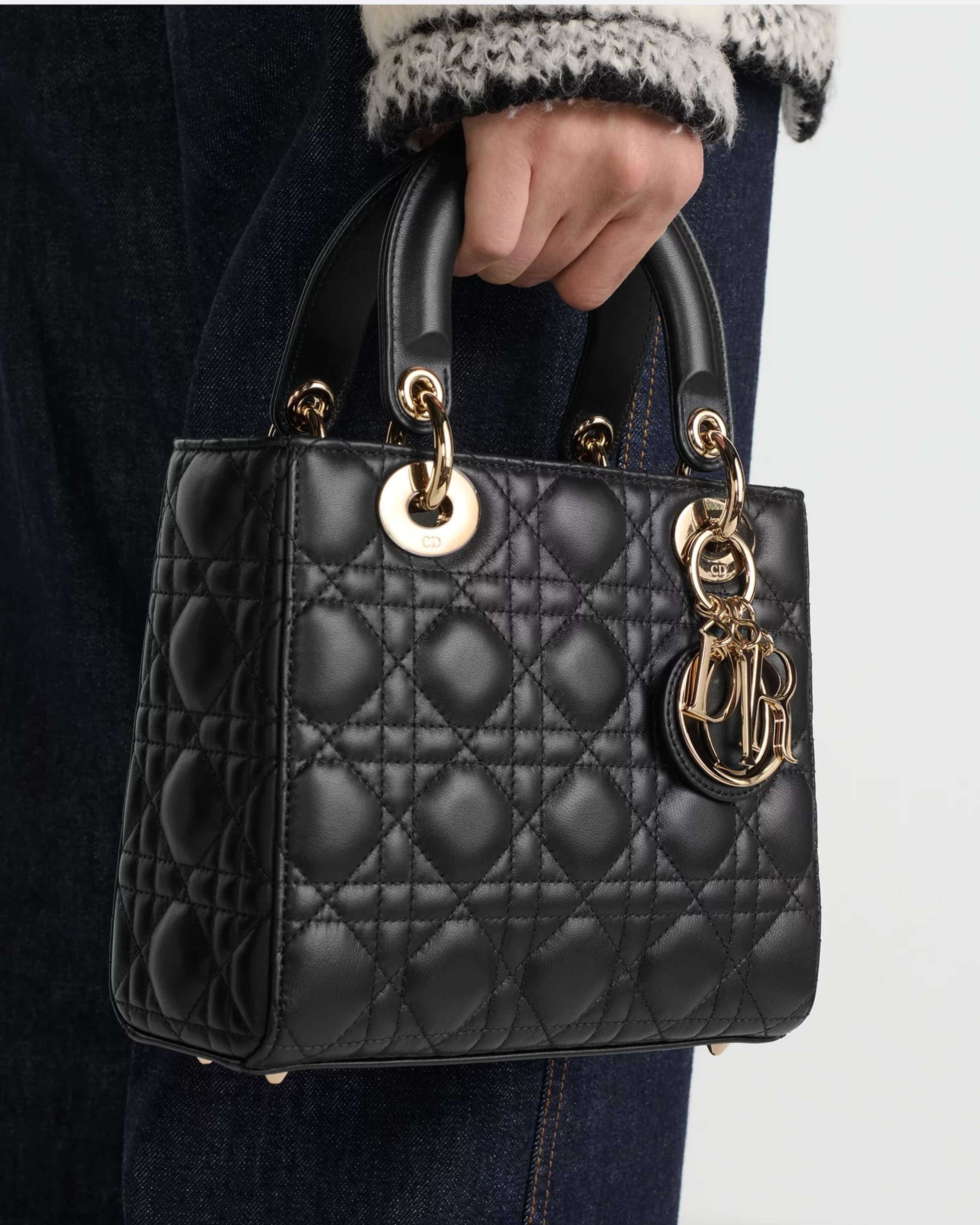 Dior "Lady Dior Small" Handbag