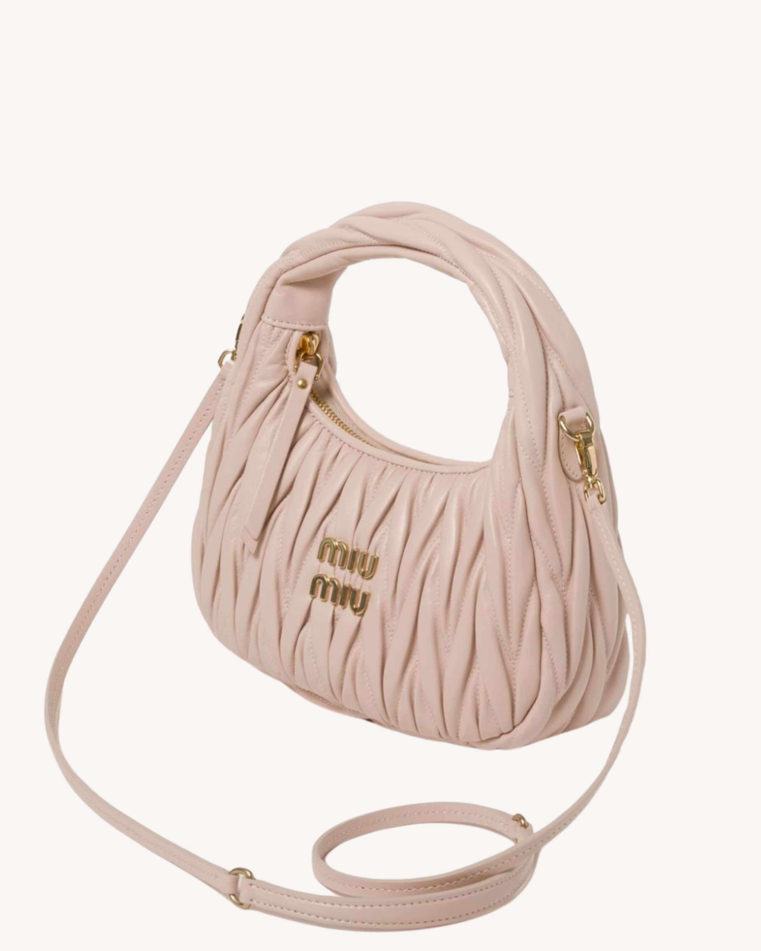 Miu Miu "Wander Matelassé" Shoulder Bag