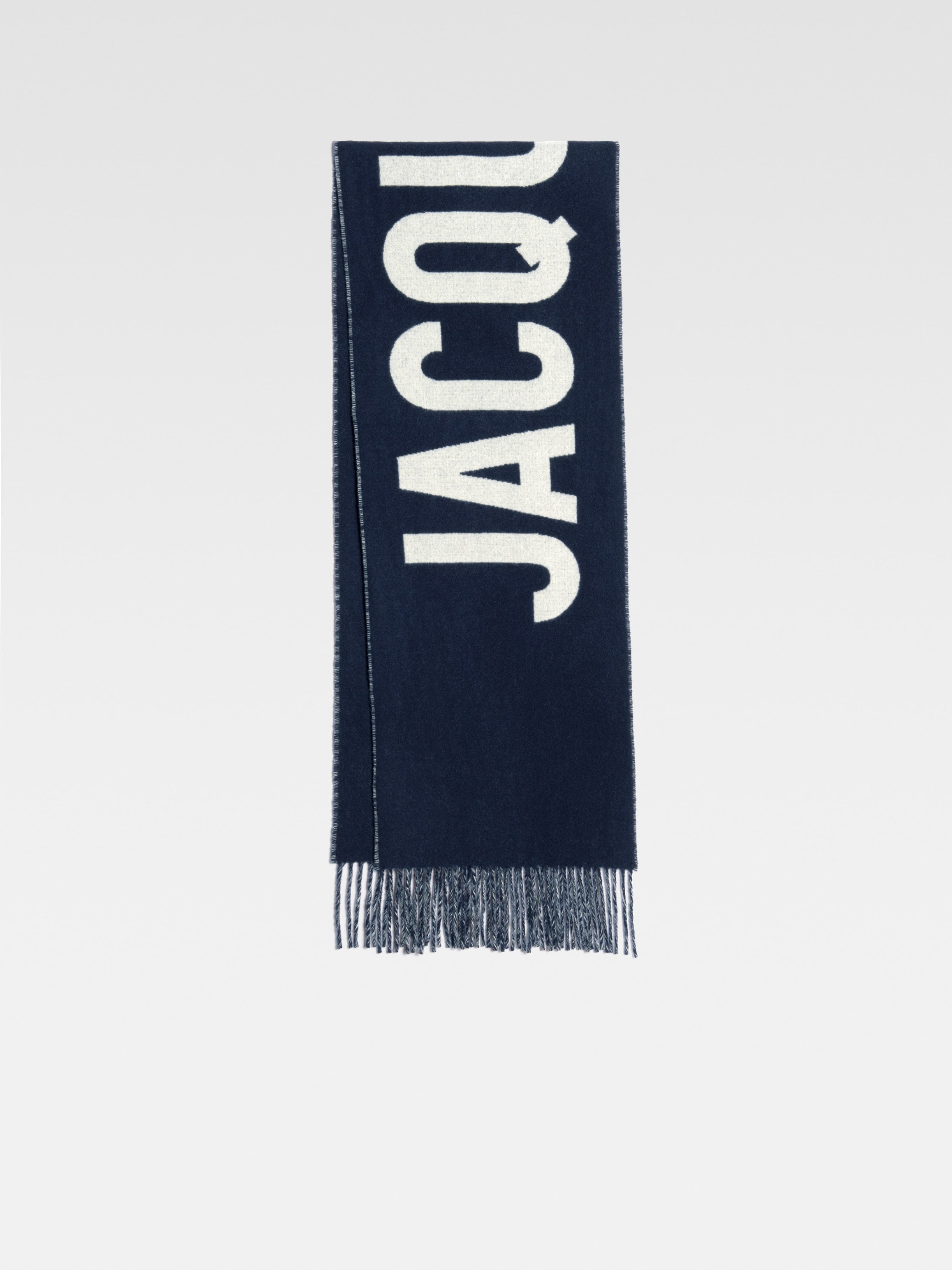 JACQUEMUS Fringe Logo Scarf