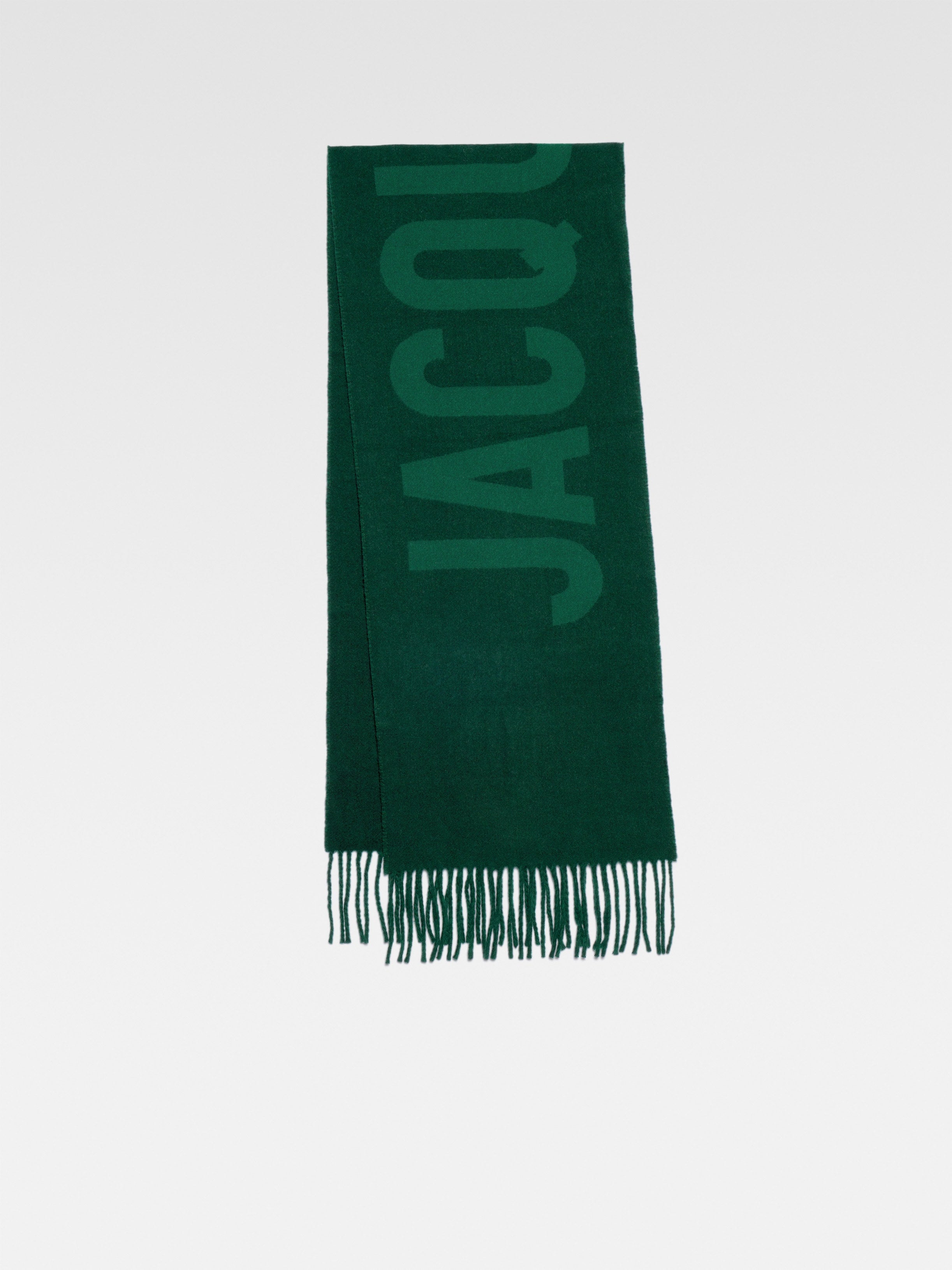 JACQUEMUS Fringe Logo Scarf