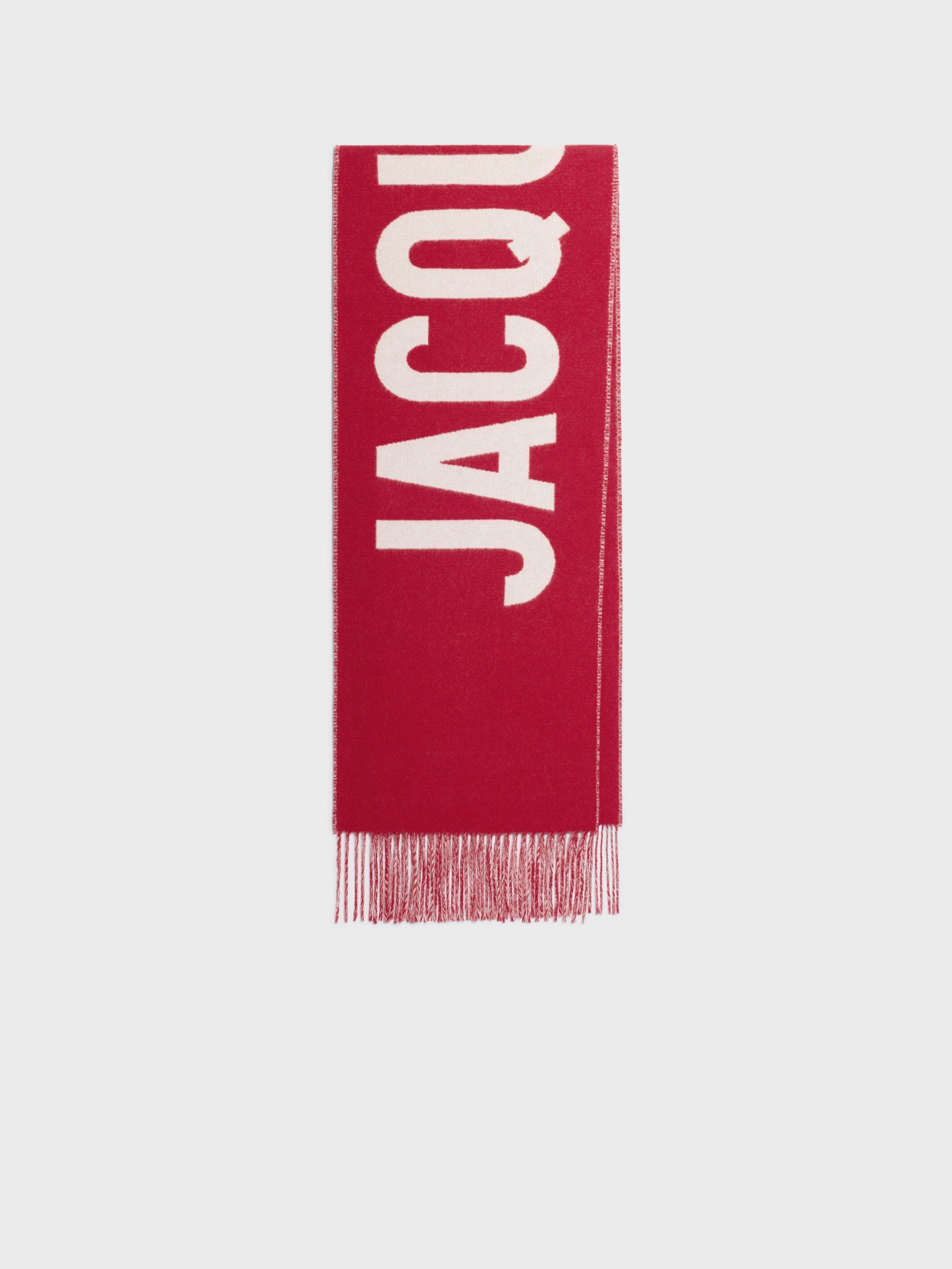 JACQUEMUS Fringe Logo Scarf