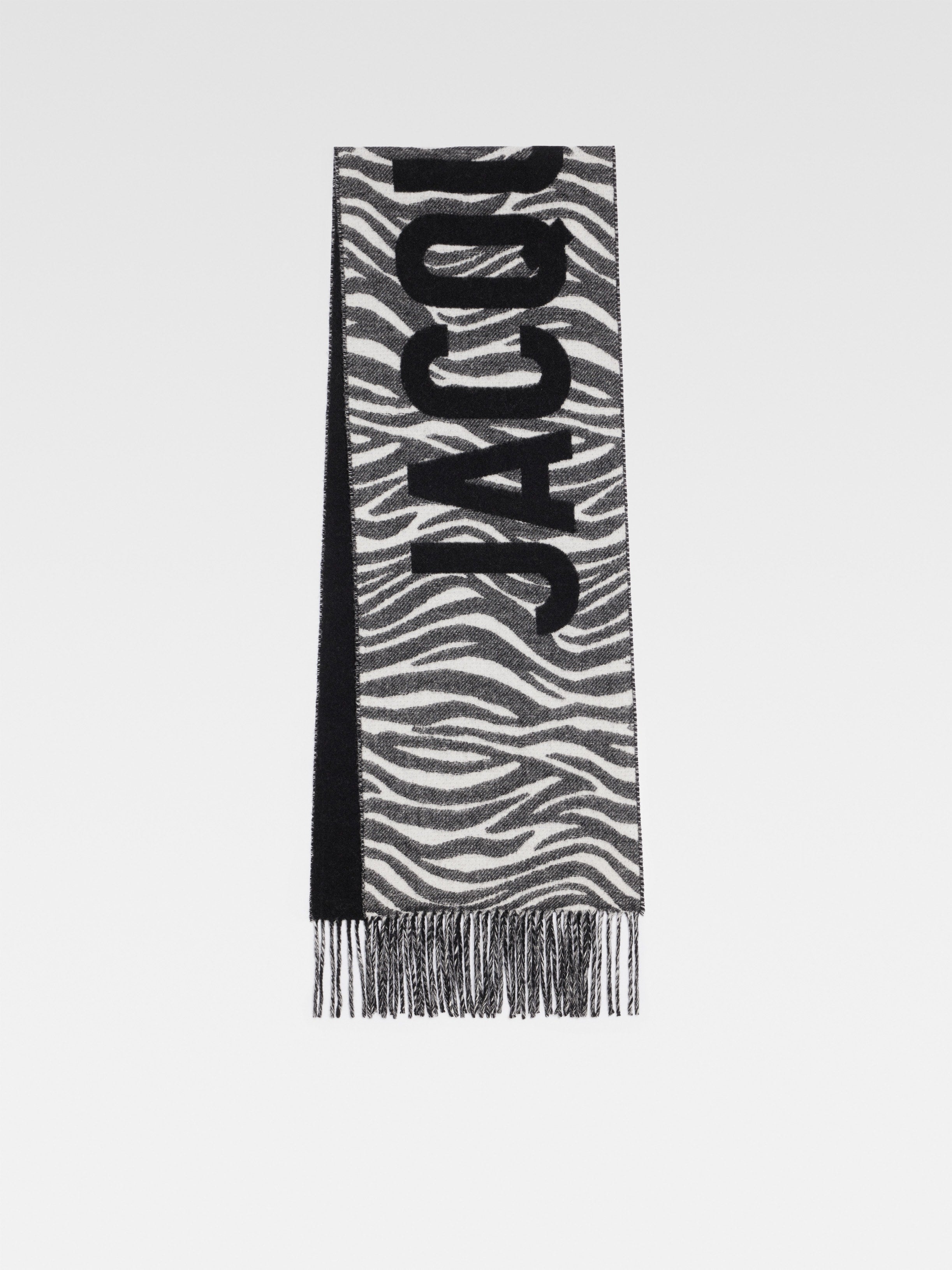 JACQUEMUS Fringe Logo Scarf